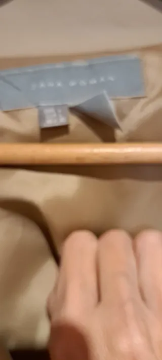 Gabardina Zara Beige Mujer