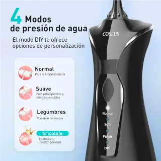 Irrigador Bucal Coslus Negro