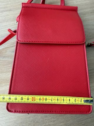 Bolso Benetton rojo pequeño