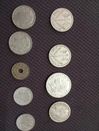 Lotto 9 Monete Francesi