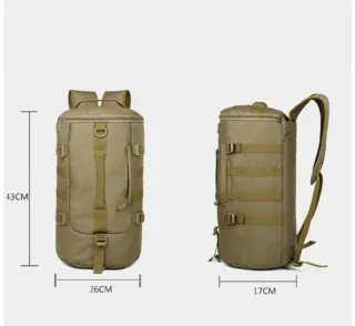 Mochila de montaña color caqui
