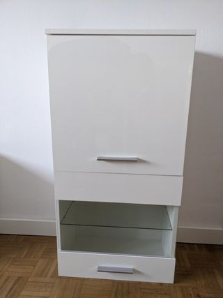 Mueble Modular Salón/Cocina/Baño Blanco