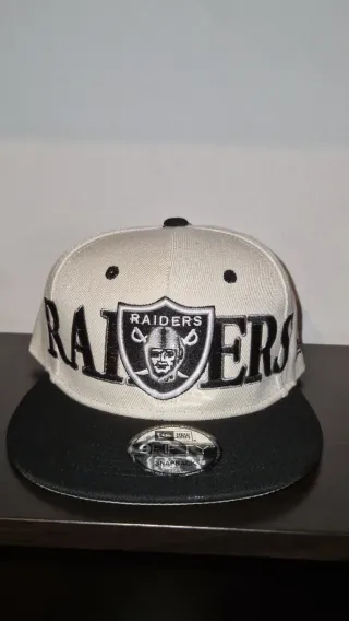 Gorra New Era Raiders 9FIFTY Plana Beige/Negro