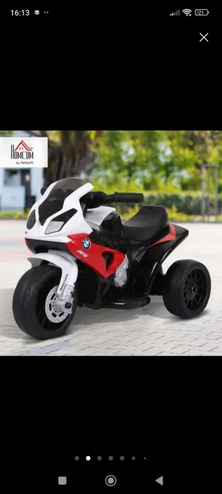 Moto eléctrica BMW S 1000 RR para niños