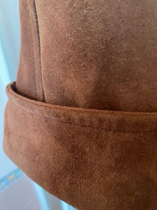 Montone donna con collo in pelo