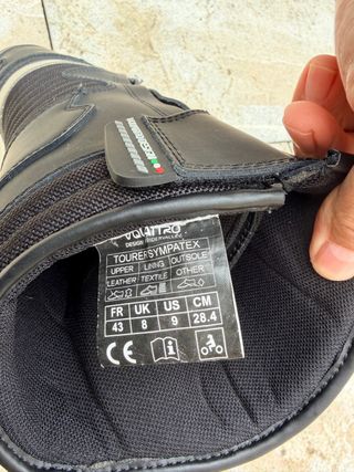 Botas de moto Quattro Tourer SympaTex Talla 43