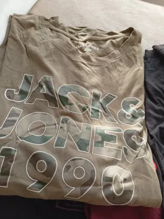 Lote 5 Camisetas Jack&Jones Talla XXL