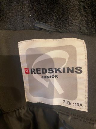 Parka Redskins negra