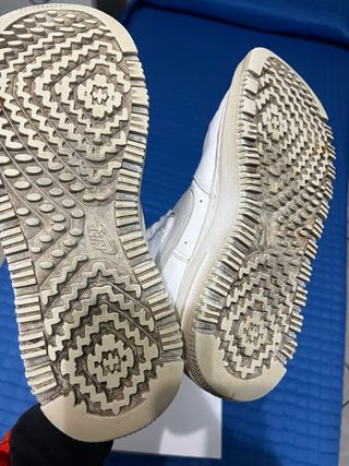 Nike Air Force 1 High Scarpe Grigio Bianco