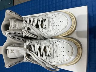 Nike Air Force 1 High Scarpe Grigio Bianco