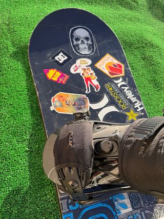 Snowboard Burton Clash 155cm y fijaciones flux