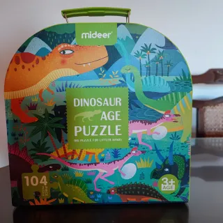 Puzzle Mideer Dinosaurios 104 Piezas Infantil