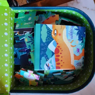 Puzzle Mideer Dinosaurios 104 Piezas Infantil