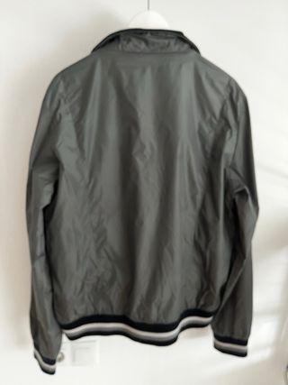 Cazadora bomber Topman gris estilo vintage