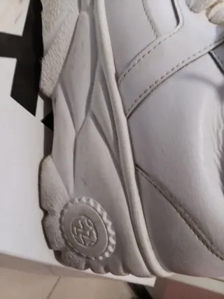 Zapatillas plataforma blancos estilo buffalo