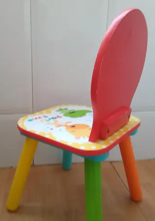 Silla infantil madera animales