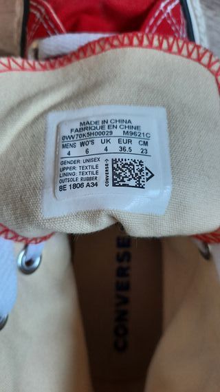 Converse Chuck Taylor All Star rojas