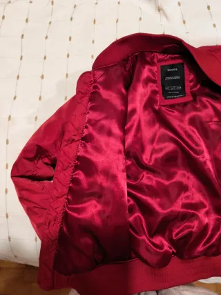 Chaqueta bomber roja