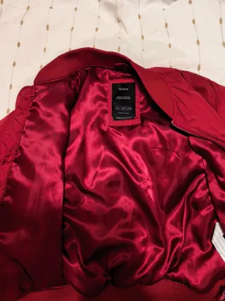 Chaqueta bomber roja