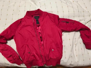 Chaqueta bomber roja