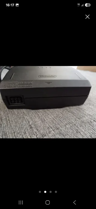 Cable alimentación Nintendo 64