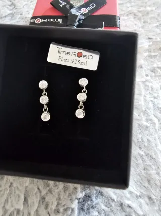 Pendientes Time Road Plata 925ml