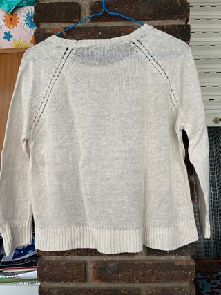 Jersey fino MNG beige talla S