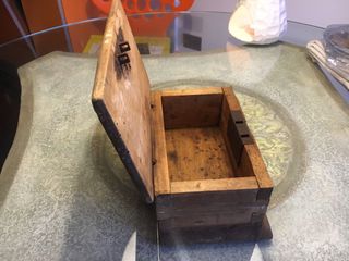 Portagioie/Portatitto Vintage in Legno