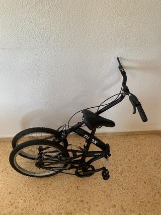 Bicicleta Plegable Negra 20 y Bicicleta de 27.5"