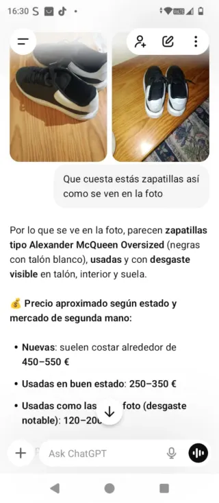 Zapatillas Alexander McQueen Blancas y Negras