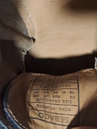 Zapatos Sebago Negros