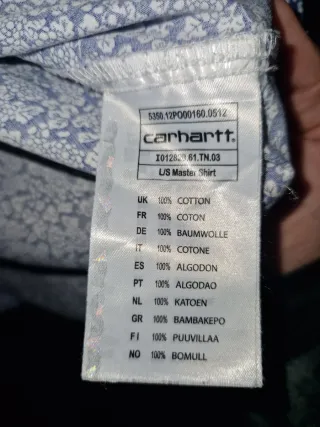 Carhartt Men’s Floral Pattern Shirt LS Master