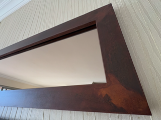 2 Espejos Horizontales Madera y Cristal