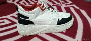 Zapatillas deportivas Bamba blancas y negras