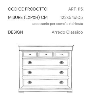 Cassettiera Le Fablier legno di tiglio