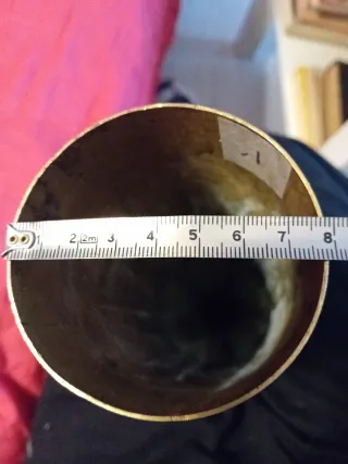 Vaso ottone 1916 Prima Guerra Mondiale