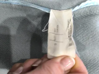 Abrigo azul claro mujer con capucha