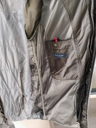 Abrigo Plumas Tommy Hilfiger Gris Talla XL