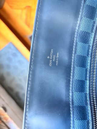 Bolso Louis Vuitton Neverfull Tote Negro Gris