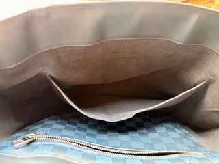 Bolso Louis Vuitton Neverfull Tote Negro Gris