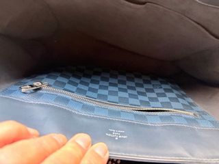 Bolso Louis Vuitton Neverfull Tote Negro Gris