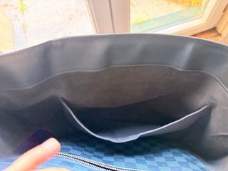 Bolso Louis Vuitton Neverfull Tote Negro Gris