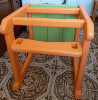 Trona Graco Naranja y Verde. Highchair.