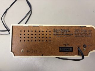 Radiosveglia vintage National Panasonic anni 70