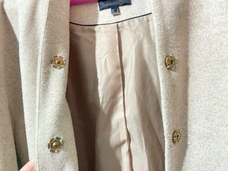 Gabardina Cortefiel Beige Talla S