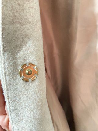 Gabardina Cortefiel Beige Talla S