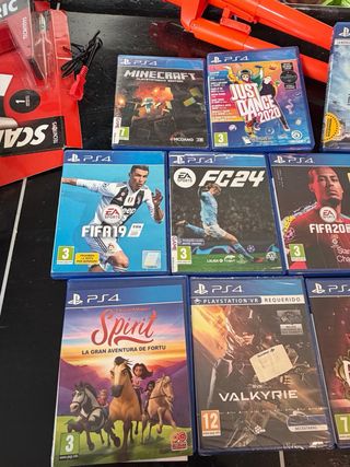 Lote PS4 + realidad virtual+ juegos+ mandos