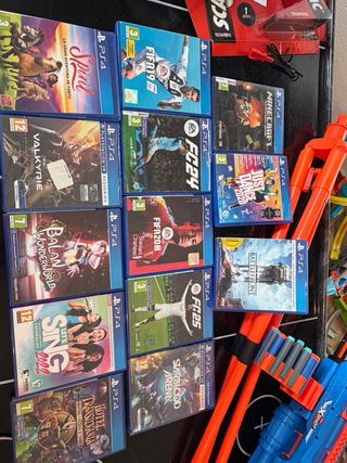 Lote PS4 + realidad virtual+ juegos+ mandos