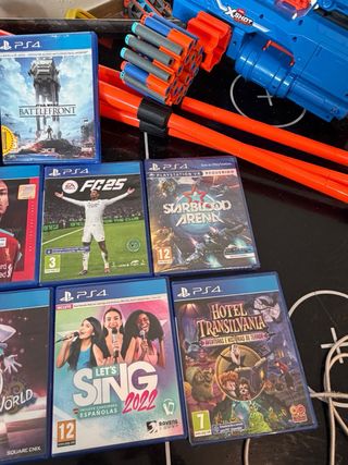 Lote PS4 + realidad virtual+ juegos+ mandos
