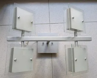 Lámpara de techo con 4 focos direccionables